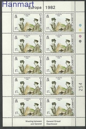 Znaczek Gibraltar 1982 Mi ark 452 Czyste **