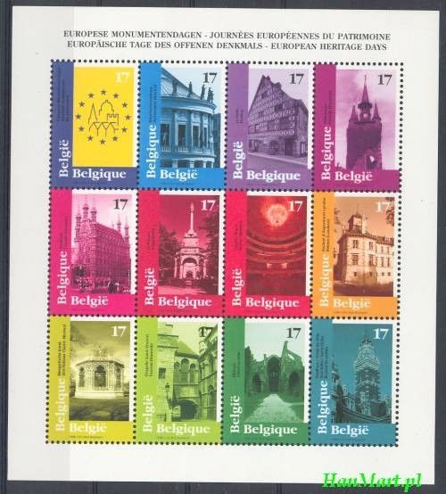Znaczek Belgia 1998 Mi ark 2815-2826 Czyste **