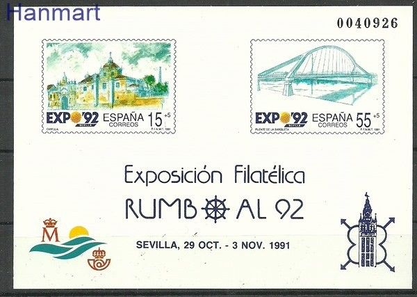 Znaczek Hiszpania 1991 Mi 2979 Czyste **