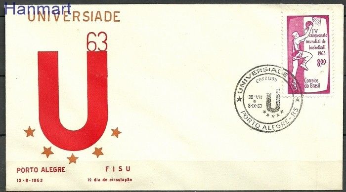 Znaczek Brazylia 1963 Mi 1034 FDC