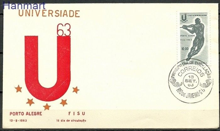 Znaczek Brazylia 1963 Mi 1042 FDC