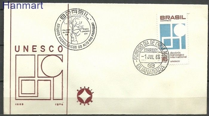 Znaczek Brazylia 1966 Mi 1110 FDC