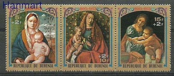 Znaczek Burundi 1973 Mi 1011-1013 Czyste **