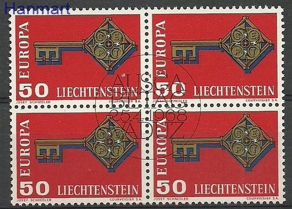 Znaczek Liechtenstein 1968 Mi 495 Stemplowane