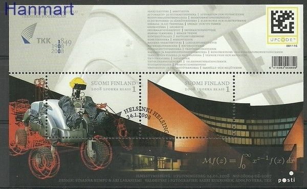 Znaczek Finlandia 2008 Mi bl 46 Stemplowane