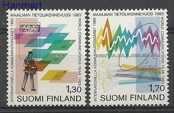 Znaczek Finlandia 1983 Mi 924-925 Czyste **