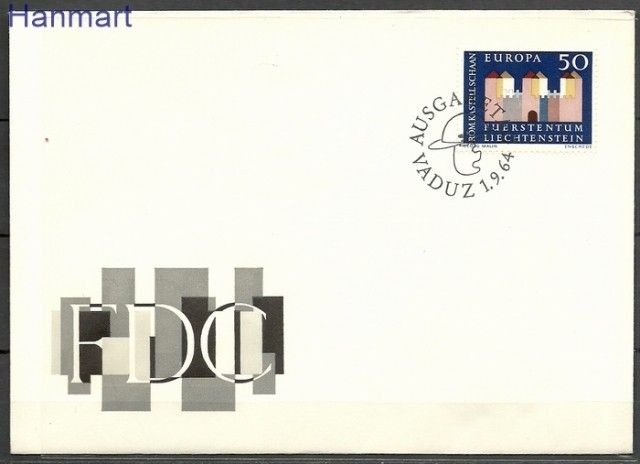 Znaczek Liechtenstein 1964 Mi 444 FDC