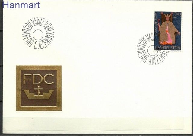 Znaczek Liechtenstein 1968 Mi 502 FDC