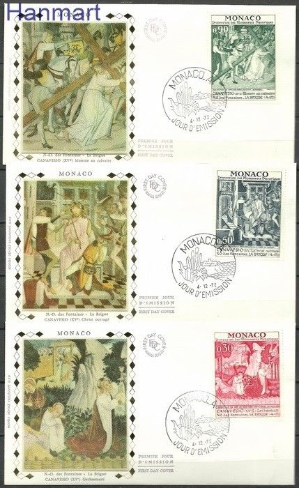 Znaczek Monako 1972 FDC