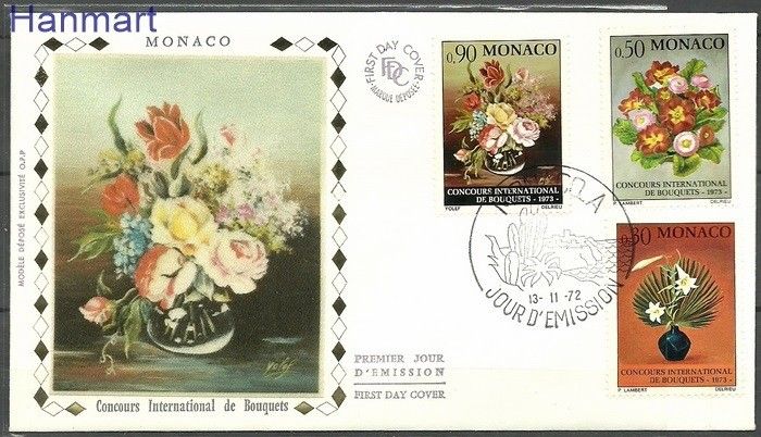 Znaczek Monako 1972 FDC