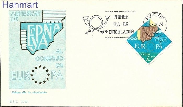Znaczek Hiszpania 1978 Mi 2368 FDC