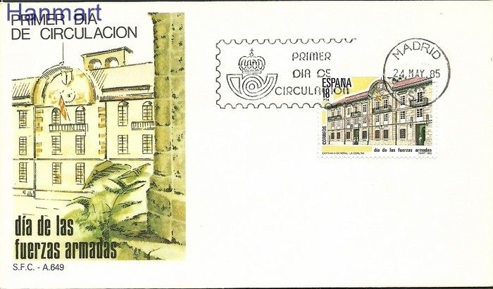 Znaczek Hiszpania 1985 Mi 2673 FDC