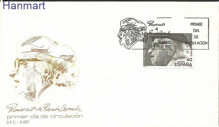 Znaczek Hiszpania 1987 Mi 2784 FDC