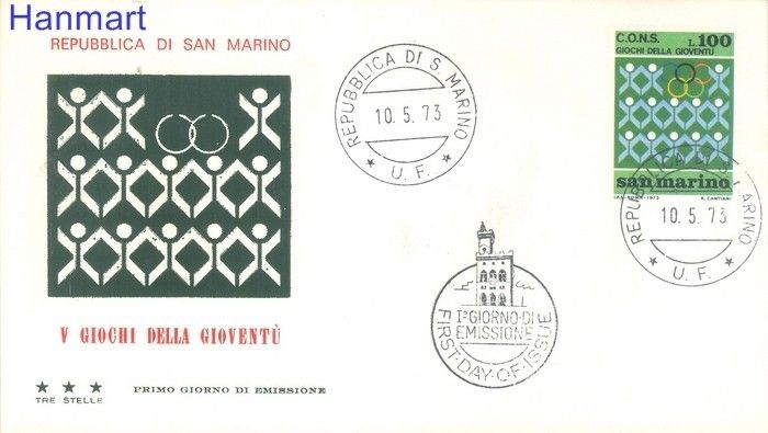 Znaczek San Marino 1973 Mi 1028 FDC