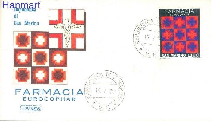 Znaczek San Marino 1975 Mi 1095 FDC