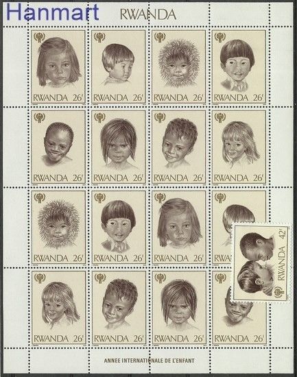 Znaczek Rwanda 1979 Mi 992-1000 Czyste **