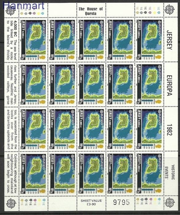 Znaczek Jersey 1982 Mi ark 281 Czyste **