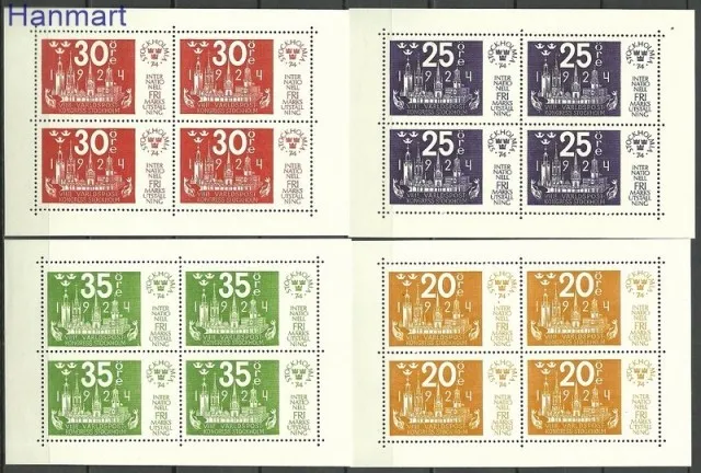 Znaczek Szwecja 1974 Mi bl 2-5 Czyste **