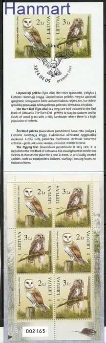 Znaczek Litwa 2014 Mi mh 1156-1157 Czyste **