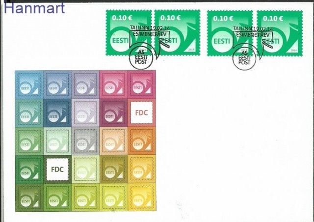 Znaczek Estonia 2014 Mi 785 FDC