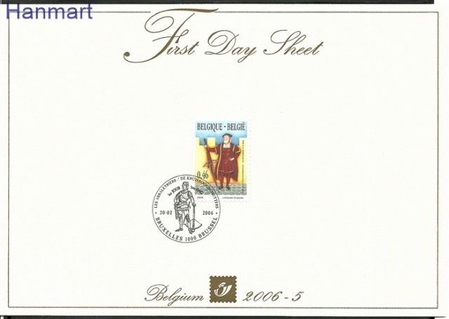 Znaczek Belgia 2006 Mi 3544 FDC