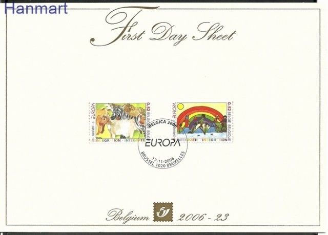 Znaczek Belgia 2006 Mi 3611-3612 FDC
