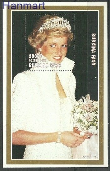 Znaczek Burkina Faso 1998 Mi bl 176 Czyste **
