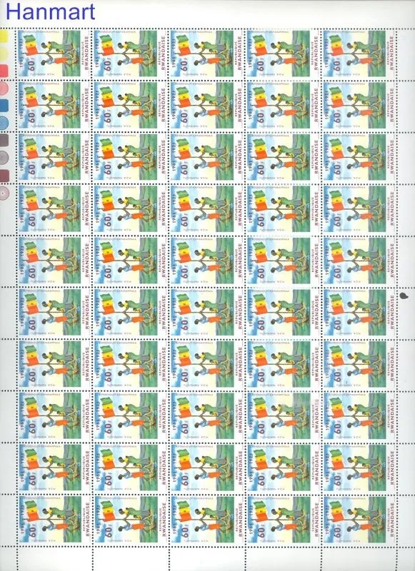 Znaczek Rwanda 1972 Mi 497-499 Czyste **