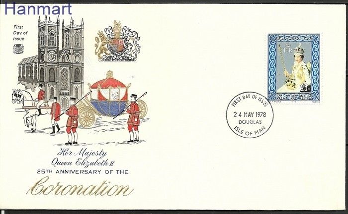 Znaczek Wyspa Man 1978 FDC