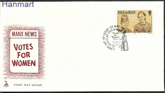 Znaczek Wyspa Man 1981 Mi 193 FDC