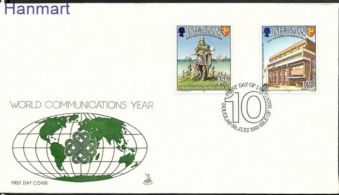 Znaczek Wyspa Man 1983 Mi 246-247 FDC