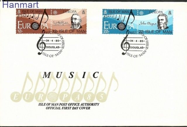 Znaczek Wyspa Man 1985 Mi 278-281 FDC