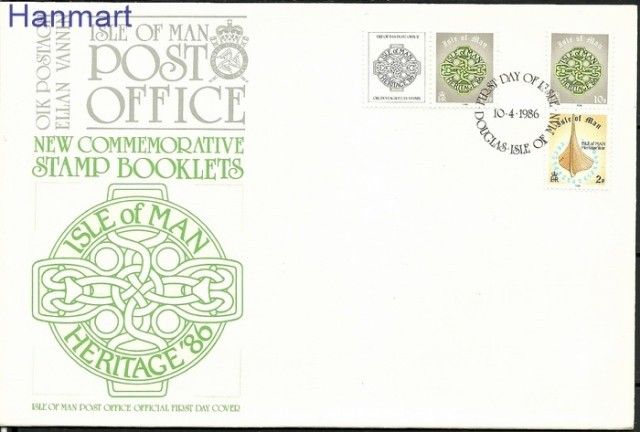 Znaczek Wyspa Man 1986 Mi 311-312 FDC