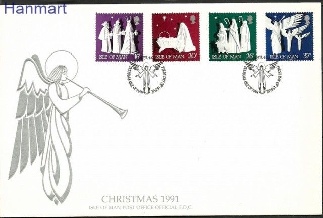 Znaczek Wyspa Man 1991 Mi 484-487 FDC