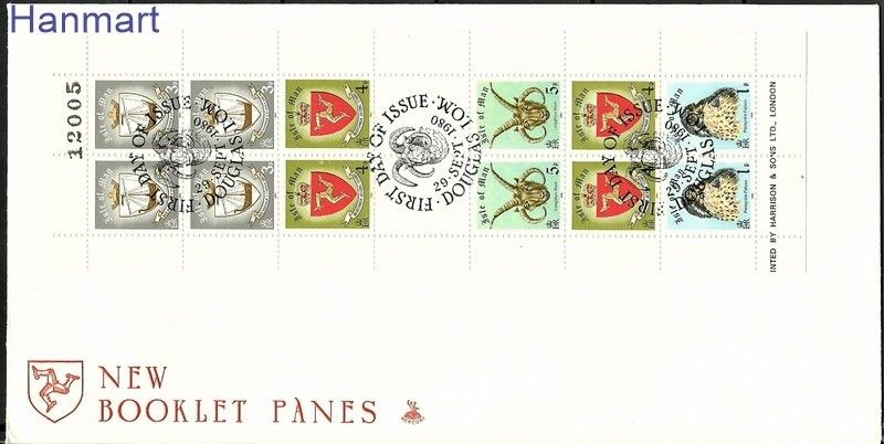 Znaczek Wyspa Man 1980 Mi 4-5 FDC