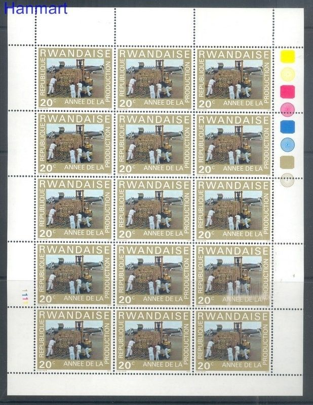 Znaczek Rwanda 1975 Mi 760-765 Czyste **