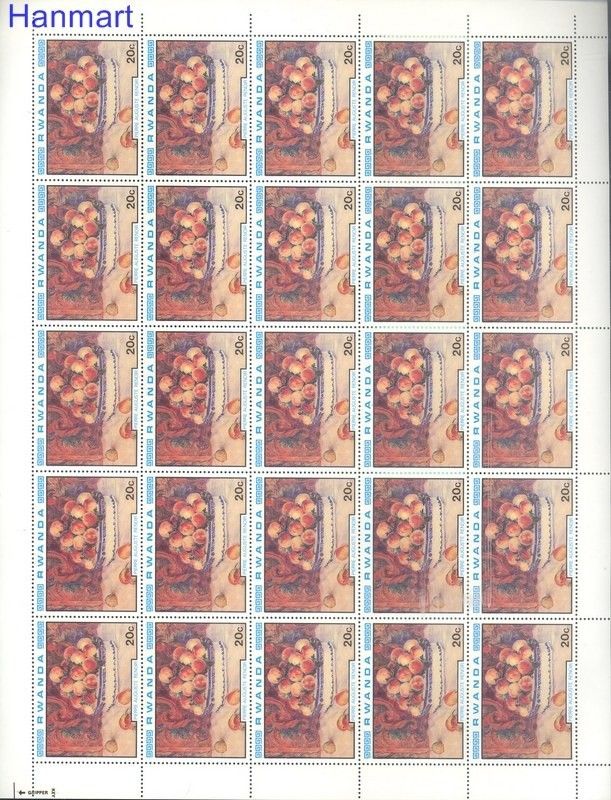 Znaczek Rwanda 1980 Mi 1059-1067 Czyste **