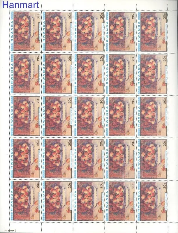 Znaczek Rwanda 1980 Mi 1059-1067 Czyste **