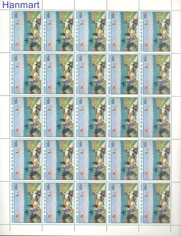 Znaczek Rwanda 1980 Mi 1059-1067 Czyste **