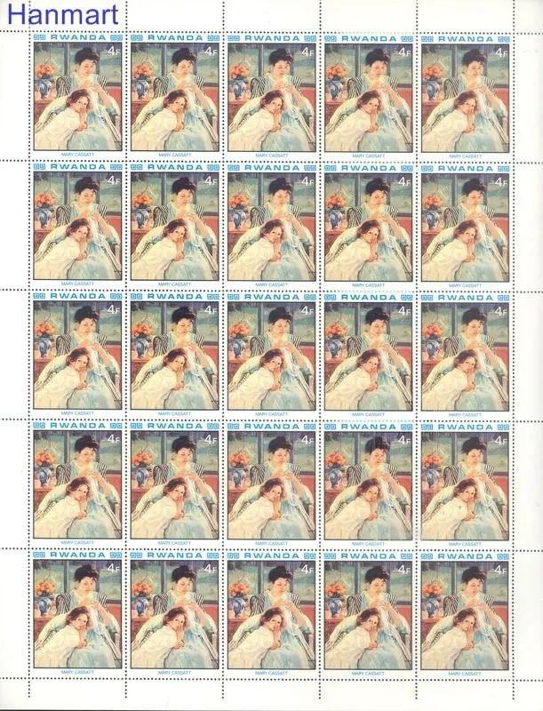 Znaczek Rwanda 1980 Mi 1059-1067 Czyste **