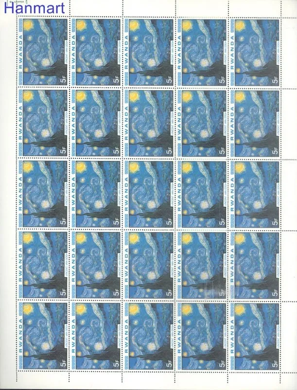 Znaczek Rwanda 1980 Mi 1059-1067 Czyste **