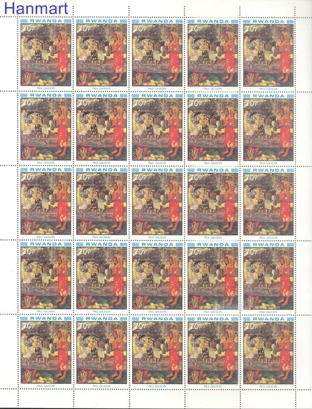 Znaczek Rwanda 1980 Mi 1059-1067 Czyste **