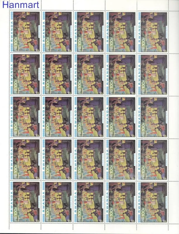 Znaczek Rwanda 1980 Mi 1059-1067 Czyste **