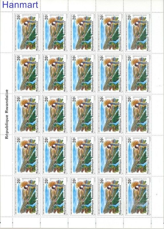 Znaczek Rwanda 1980 Mi 1085-1092 Czyste **