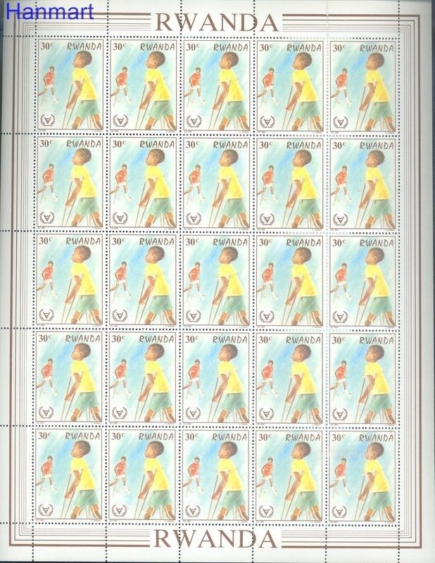 Znaczek Rwanda 1981 Mi 1143-1150 Czyste **