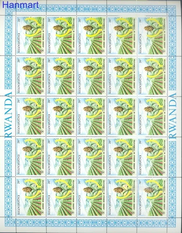 Znaczek Rwanda 1982 Mi 1159-1166 Czyste **