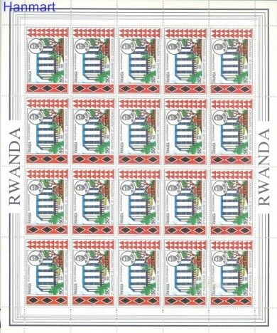 Znaczek Rwanda 1982 Mi 1175-1178 Czyste **