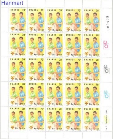 Znaczek Rwanda 1983 Mi 1234-1241 Czyste **