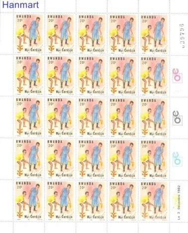 Znaczek Rwanda 1983 Mi 1234-1241 Czyste **