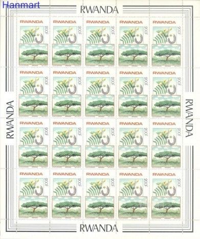 Znaczek Rwanda 1984 Mi 1251-1258 Czyste **